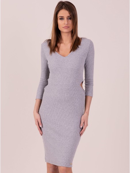 Sukienka-PL-SK-1411.13-jasny szary