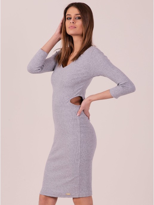 Sukienka-PL-SK-1411.13-jasny szary Sukienka-PL-SK-1411.13-jasny szary