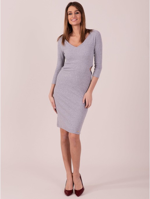 Sukienka-PL-SK-1411.13-jasny szary Sukienka-PL-SK-1411.13-jasny szary