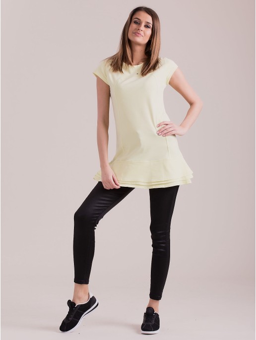 Tunika-PL-SK-1620.08-jasny żółty Tunika-PL-SK-1620.08-jasny żółty
