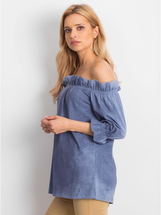 Bluzka-PL-BZ-4032.11-ciemny niebieski Bluzka-PL-BZ-4032.11-ciemny niebieski