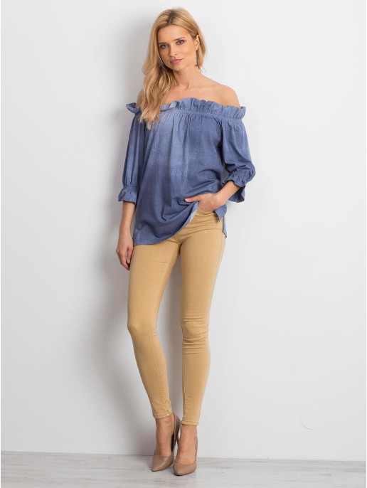 Bluzka-PL-BZ-4032.11-ciemny niebieski Bluzka-PL-BZ-4032.11-ciemny niebieski