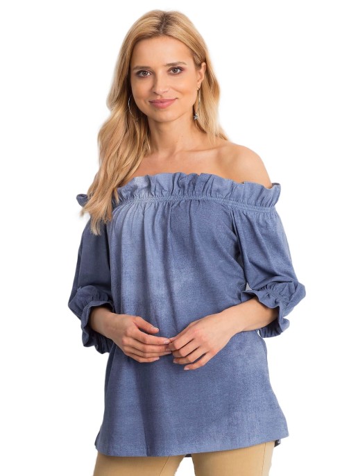 Bluzka-PL-BZ-4032.11-ciemny niebieski Bluzka-PL-BZ-4032.11-ciemny niebieski