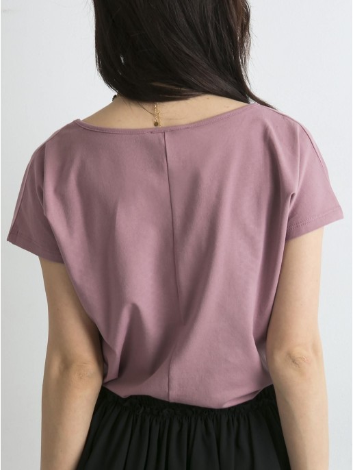 T-shirt-RV-BZ-4622.20-ciemny różowy T-shirt-RV-BZ-4622.20-ciemny różowy