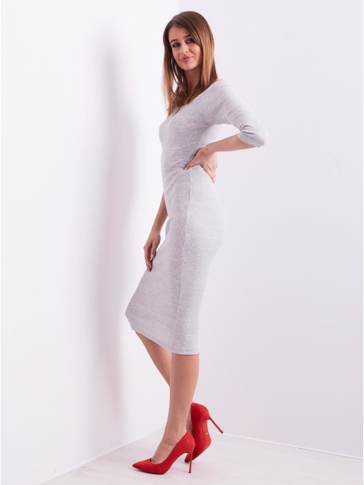 Sukienka-PL-SK-4196.00-jasny szary Sukienka-PL-SK-4196.00-jasny szary