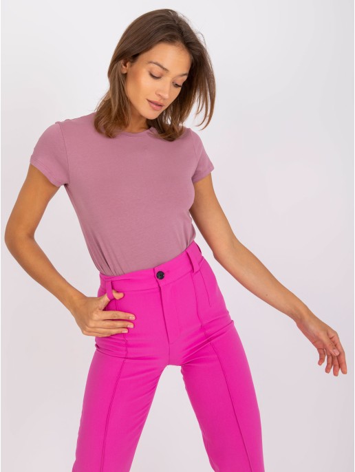 T-shirt-RV-TS-4623.67-ciemny różowy T-shirt-RV-TS-4623.67-ciemny różowy