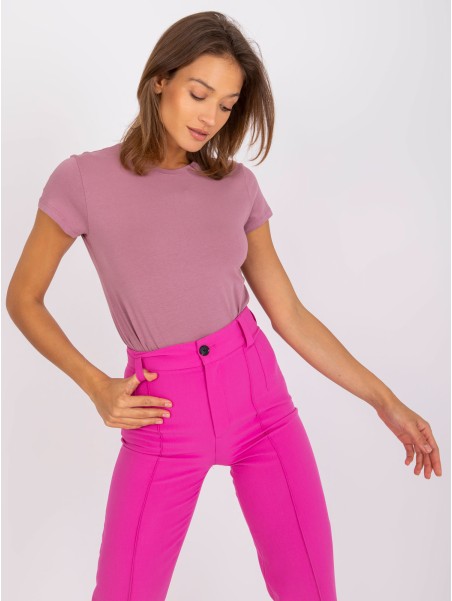 T-shirt-RV-TS-4623.67-ciemny różowy