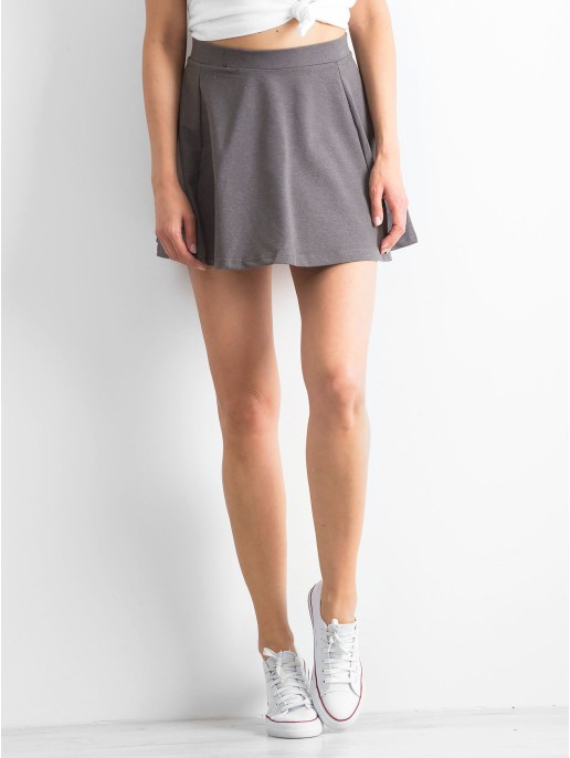 Spódnica-PL-SD-1565.19-ciemny szary Spódnica-PL-SD-1565.19-ciemny szary