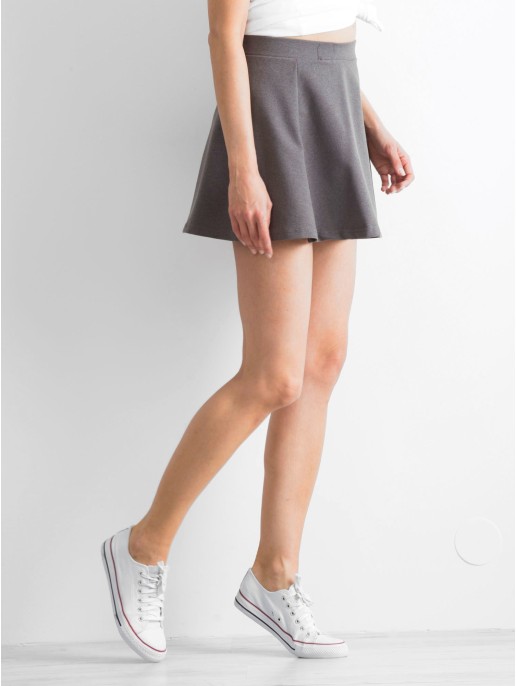 Spódnica-PL-SD-1565.19-ciemny szary Spódnica-PL-SD-1565.19-ciemny szary