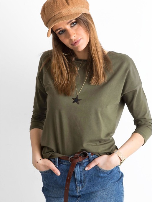 Bluzka-RV-BZ-4661.53P-khaki Bluzka-RV-BZ-4661.53P-khaki