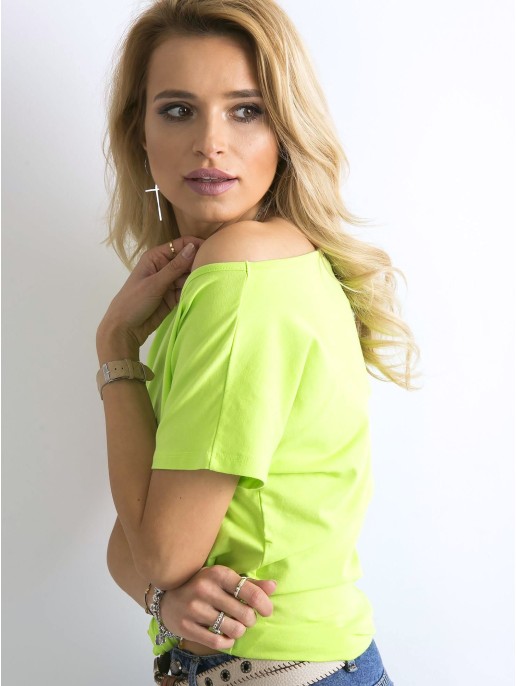 T-shirt-RV-BZ-4622.27-fluo zielony