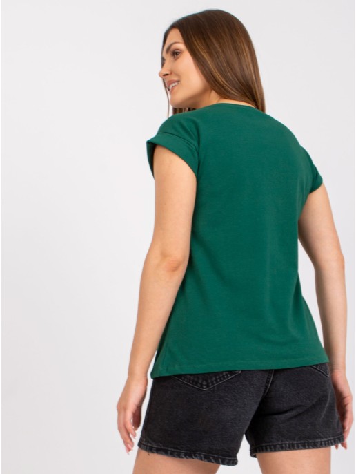 T-shirt-RV-TS-4833.28P-ciemny zielony