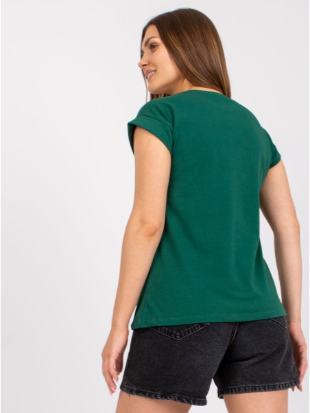 T-shirt-RV-TS-4833.28P-ciemny zielony