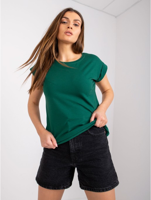 T-shirt-RV-TS-4833.28P-ciemny zielony