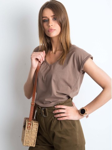 T-shirt-RV-TS-4839.37P-brązowy 2