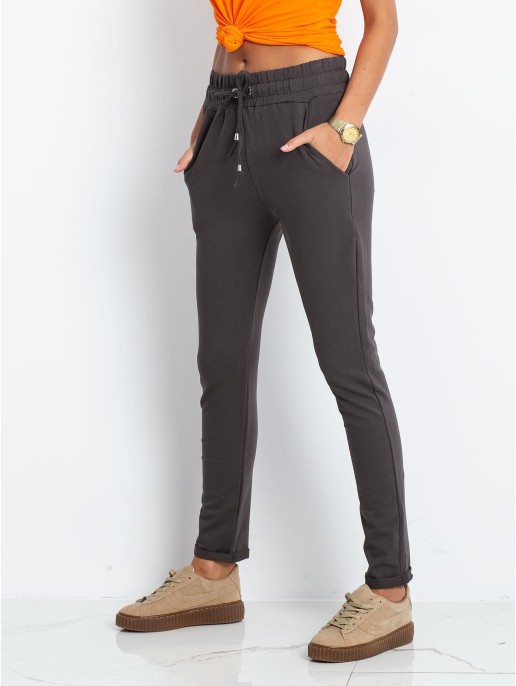 Spodnie dresowe-RV-DR-3698.08X-ciemny khaki Spodnie dresowe-RV-DR-3698.08X-ciemny khaki