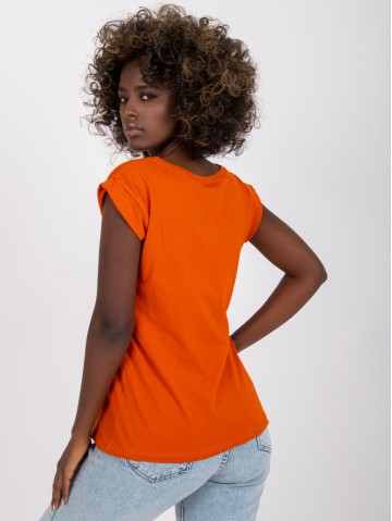 T-shirt-RV-TS-4833.93P-ciemny pomarańczowy 2