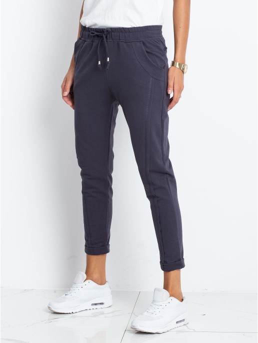 Spodnie dresowe-RV-DR-3589.10X-grafitowy Spodnie dresowe-RV-DR-3589.10X-grafitowy