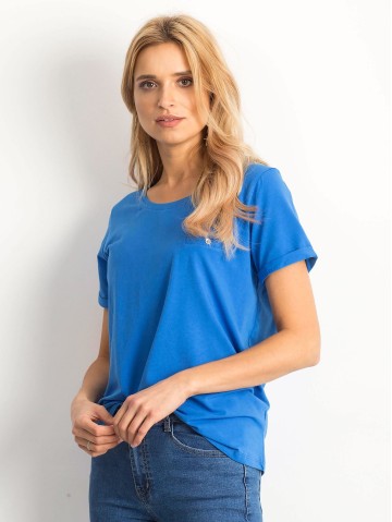 T-shirt-RV-TS-4838.60P-ciemny niebieski 2