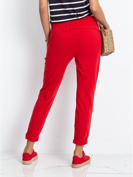 Spodnie dresowe-RV-DR-3589.08X-czerwony Spodnie dresowe-RV-DR-3589.08X-czerwony