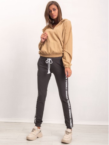 Spodnie dresowe-RV-DR-5134.69-ciemny khaki