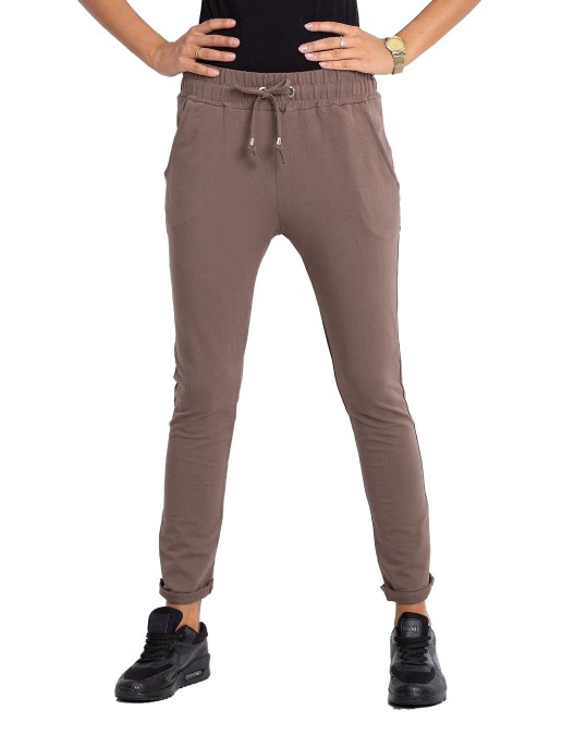 Spodnie dresowe-RV-DR-3698.08X-brązowy Spodnie dresowe-RV-DR-3698.08X-brązowy