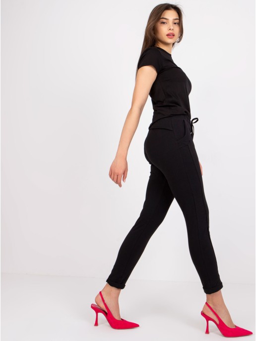 Spodnie dresowe-RV-DR-3589.09X-czarny Spodnie dresowe-RV-DR-3589.09X-czarny