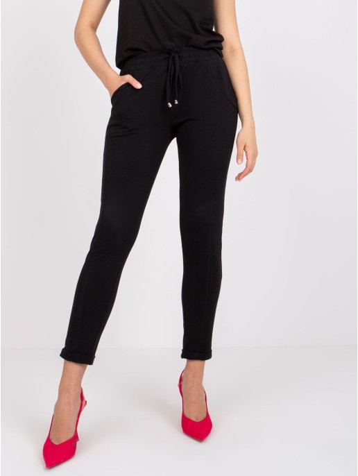 Spodnie dresowe-RV-DR-3589.09X-czarny Spodnie dresowe-RV-DR-3589.09X-czarny