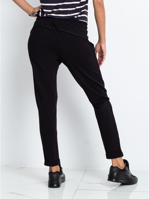 Spodnie dresowe-RV-DR-3589.09X-czarny Spodnie dresowe-RV-DR-3589.09X-czarny