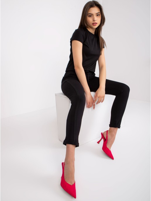 Spodnie dresowe-RV-DR-3589.09X-czarny Spodnie dresowe-RV-DR-3589.09X-czarny