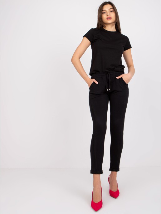 Spodnie dresowe-RV-DR-3589.09X-czarny Spodnie dresowe-RV-DR-3589.09X-czarny