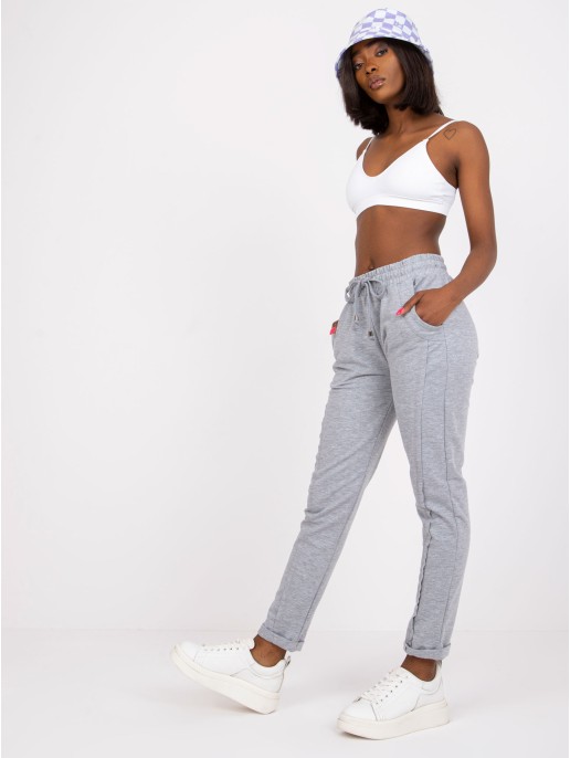 Spodnie dresowe-RV-DR-3589.09X-szary Spodnie dresowe-RV-DR-3589.09X-szary