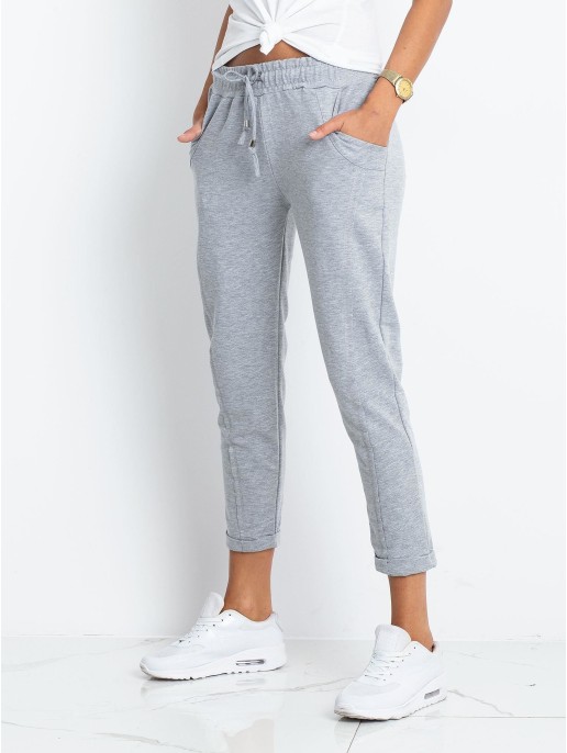 Spodnie dresowe-RV-DR-3589.09X-szary Spodnie dresowe-RV-DR-3589.09X-szary