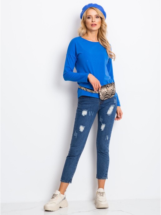 Bluzka-RV-BZ-5121.24P-ciemny niebieski Bluzka-RV-BZ-5121.24P-ciemny niebieski