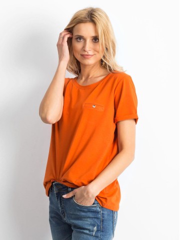 T-shirt-RV-TS-4838.51P-ciemny pomarańczowy 2