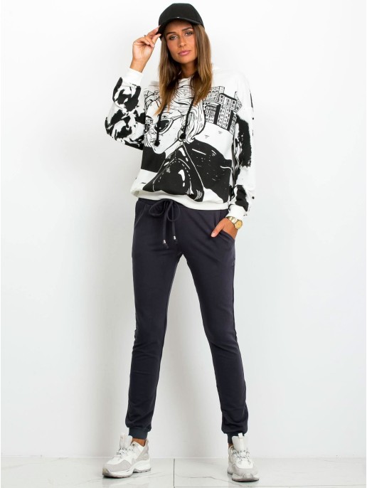 Spodnie dresowe-RV-DR-5040.10X-grafitowy Spodnie dresowe-RV-DR-5040.10X-grafitowy