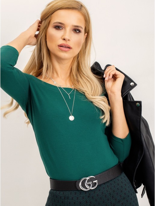 Bluzka-RV-BZ-4692.05X-ciemny zielony Bluzka-RV-BZ-4692.05X-ciemny zielony