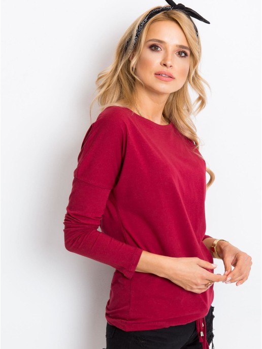 Bluzka-RV-BZ-5122.08P-bordowy Bluzka-RV-BZ-5122.08P-bordowy