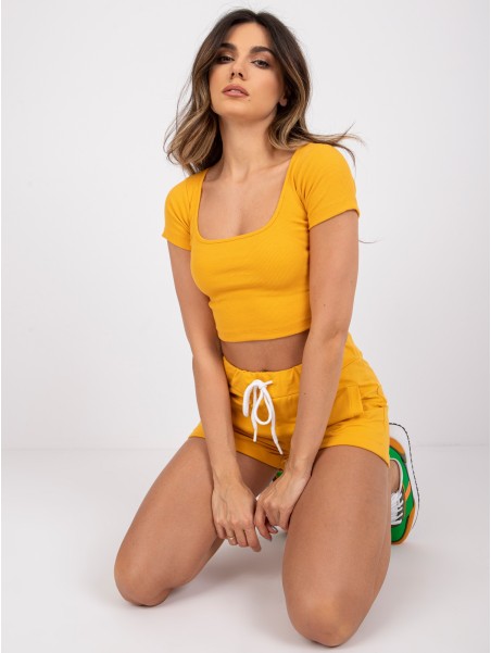 Szorty-RV-SN-4945.06X-ciemny żółty