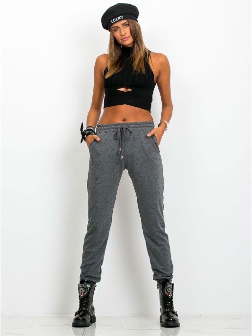 Spodnie dresowe-RV-DR-5040.09X-ciemny szary Spodnie dresowe-RV-DR-5040.09X-ciemny szary