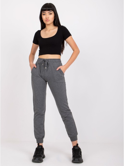 Spodnie dresowe-RV-DR-5040.09X-ciemny szary Spodnie dresowe-RV-DR-5040.09X-ciemny szary