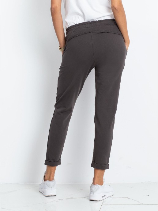 Spodnie dresowe-RV-DR-3589.08X-ciemny khaki Spodnie dresowe-RV-DR-3589.08X-ciemny khaki