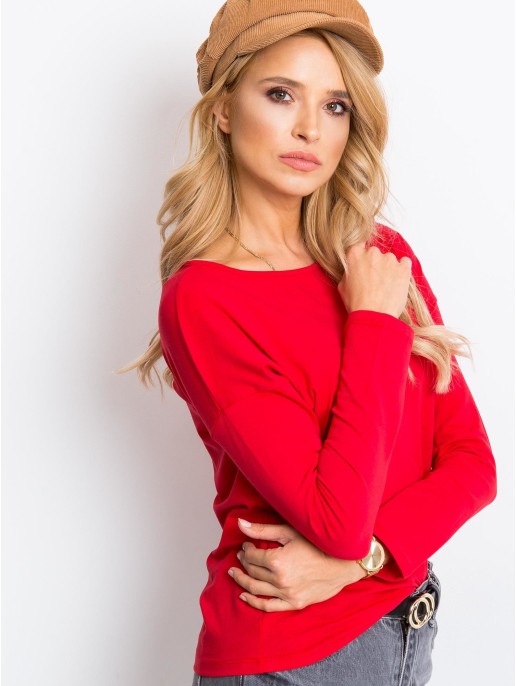 Bluzka-RV-BZ-5121.25P-czerwony Bluzka-RV-BZ-5121.25P-czerwony