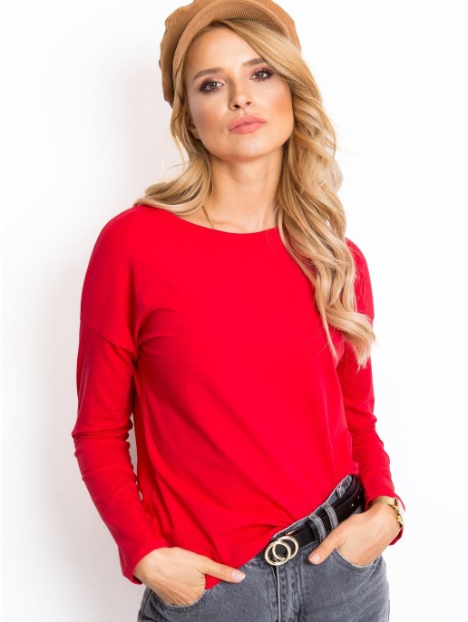 Bluzka-RV-BZ-5121.25P-czerwony Bluzka-RV-BZ-5121.25P-czerwony