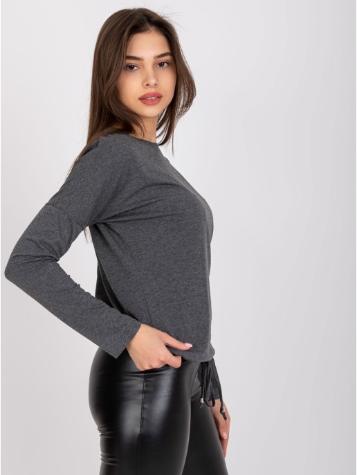 Bluzka-RV-BZ-5122.04P-ciemny szary Bluzka-RV-BZ-5122.04P-ciemny szary