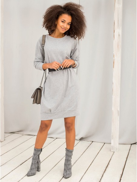 Suknelė-RV-TU-5184.93P-pilka