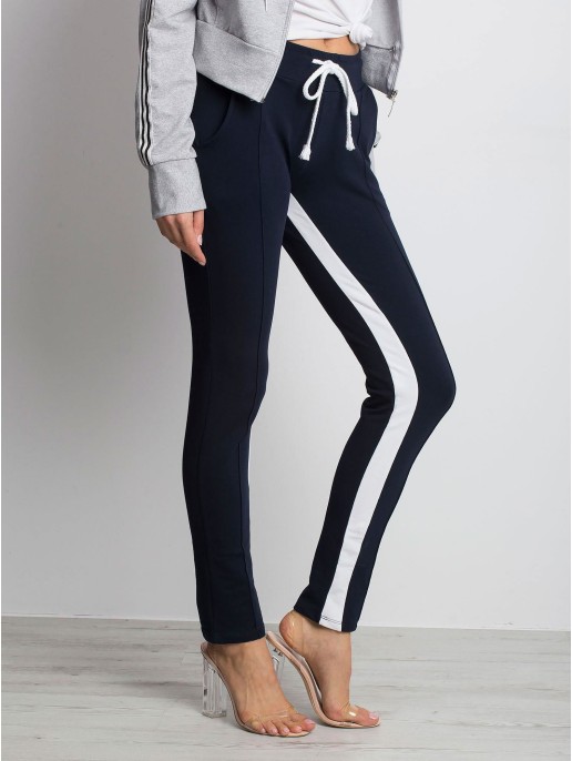 Spodnie dresowe-RV-DR-4681.38P-granatowy Spodnie dresowe-RV-DR-4681.38P-granatowy