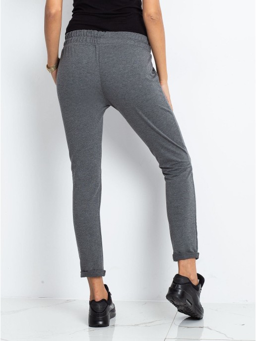 Spodnie dresowe-RV-DR-3698.09X-ciemny szary Spodnie dresowe-RV-DR-3698.09X-ciemny szary