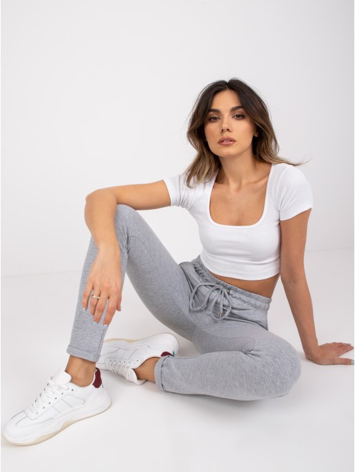 Spodnie dresowe-RV-DR-3698.05X-szary Spodnie dresowe-RV-DR-3698.05X-szary