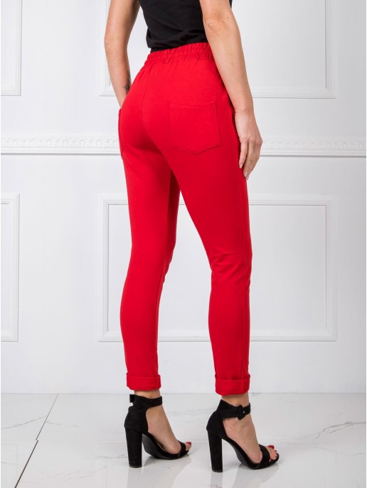 Spodnie dresowe-RV-DR-5465.09X-czerwony Spodnie dresowe-RV-DR-5465.09X-czerwony